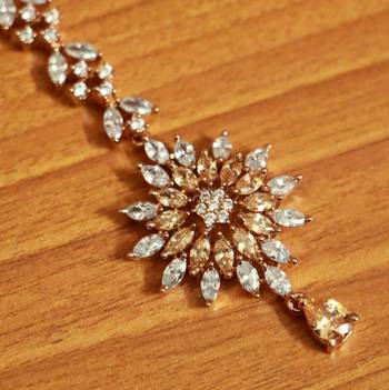 Yellow Citrine Maang-Tikka 2