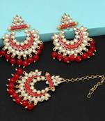 Maroon Danglers Drops