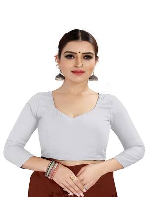 Maroon embroidered chanderi silk saree with blouse 4
