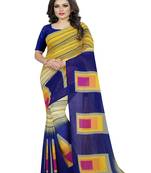 Multicolor printed georgette saree with blouse