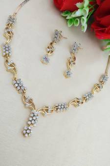 White necklaces