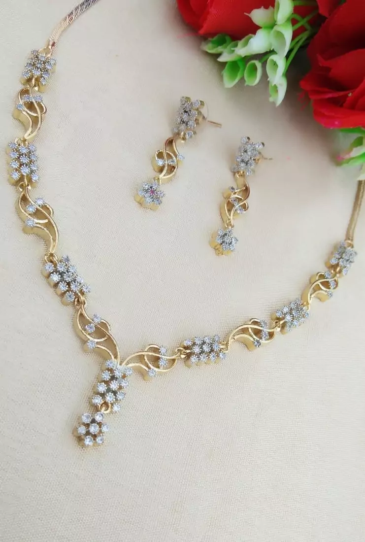 White necklaces