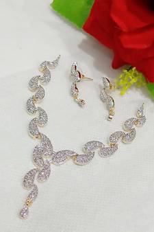 White necklaces