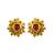 Gold sapphire  necklace-sets