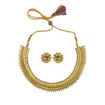 Gold sapphire  necklace-sets 1