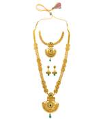Gold sapphire  necklace-sets