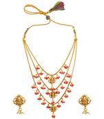 Red sapphire  necklace-sets