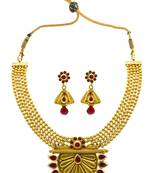 Red sapphire  necklace-sets