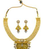 Gold sapphire  necklace-sets
