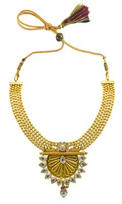 Gold sapphire  necklace-sets 2