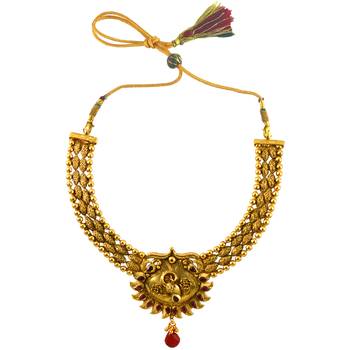 Gold sapphire  necklace-sets 2