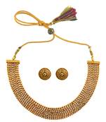 Gold sapphire  necklace-sets