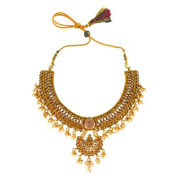 Gold sapphire  necklace-sets 3