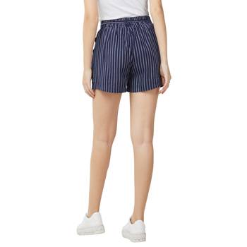 Blue printed viscose bottoms 3