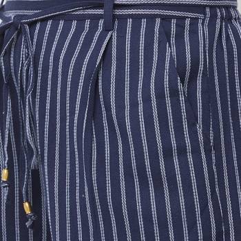 Blue printed viscose bottoms 4