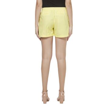 Yellow printed viscose bottoms 2