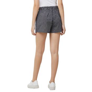 Black printed viscose bottoms 3
