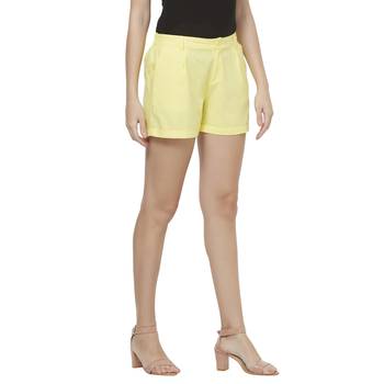 Yellow printed viscose bottoms 3