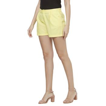 Yellow printed viscose bottoms 4