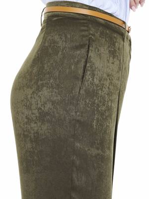 Green printed polyester bottoms 5