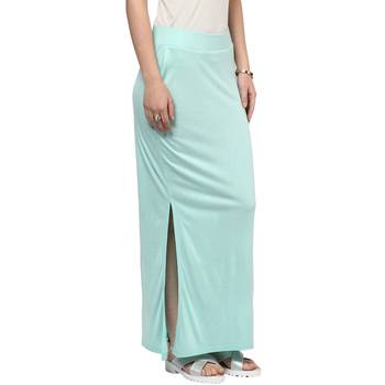 Green printed viscose skirts 2