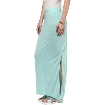 Green printed viscose skirts 3