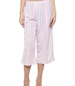 Pink printed cotton bottoms