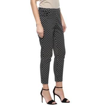 Black printed cotton trousers 3