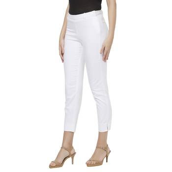 Cream printed cotton bottoms 3