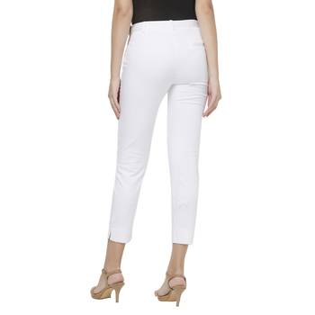 Cream printed cotton bottoms 4