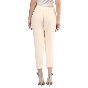 Beige printed polyester bottoms 3