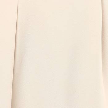 Beige printed polyester bottoms 5