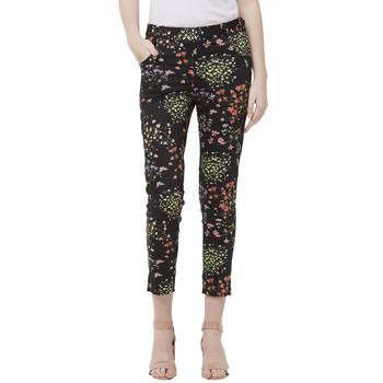 Black printed cotton bottoms 1