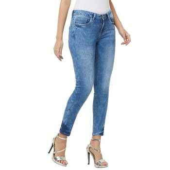 Blue printed cotton bottoms 2