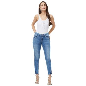 Blue printed cotton bottoms 5