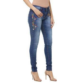 Blue printed cotton bottoms 2