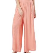 Multicolor printed viscose bottoms