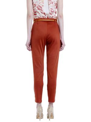 Orange printed cotton bottoms 2