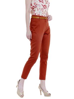 Orange printed cotton bottoms 3
