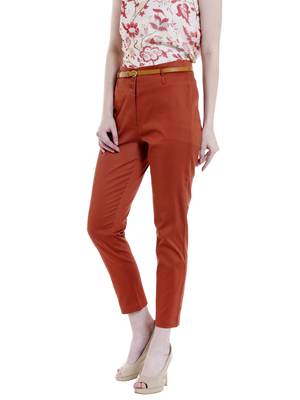 Orange printed cotton bottoms 4