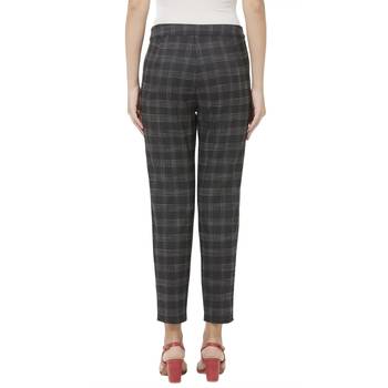 Black printed polyester bottoms 2