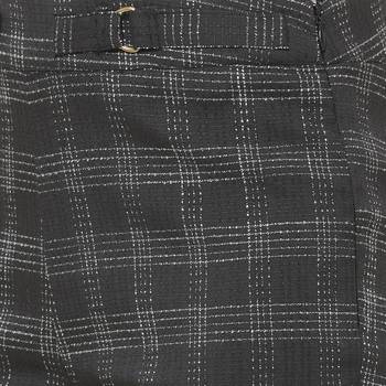 Black printed polyester bottoms 5