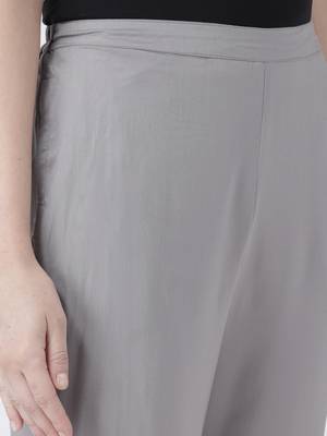 Grey printed viscose bottoms 5