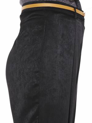 Black printed polyester bottoms 5