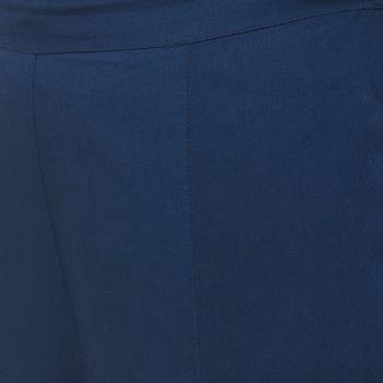 Blue printed viscose bottoms 5