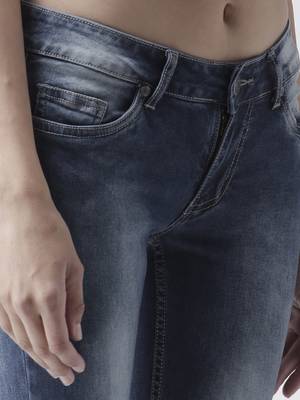 Blue printed cotton bottoms 5