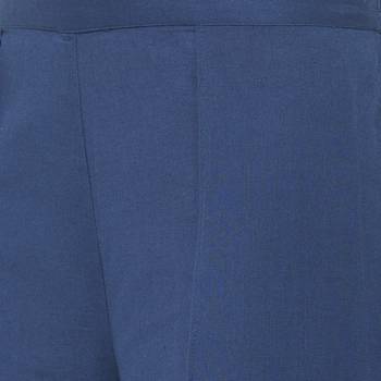 Blue printed viscose bottoms 5