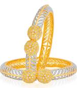 Gold Cubic Zirconia Bangles And Bracelets