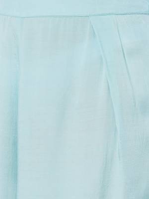 Blue printed viscose bottoms 5