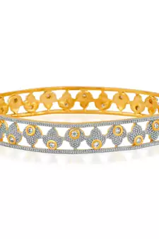Gold Cubic Zirconia Bangles And Bracelets